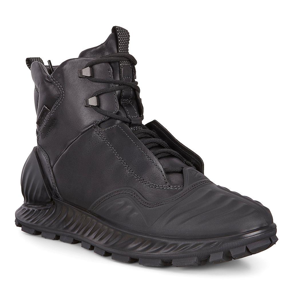 Ecco Exostrike Mens Boots In Black Sales - India PWL-289453